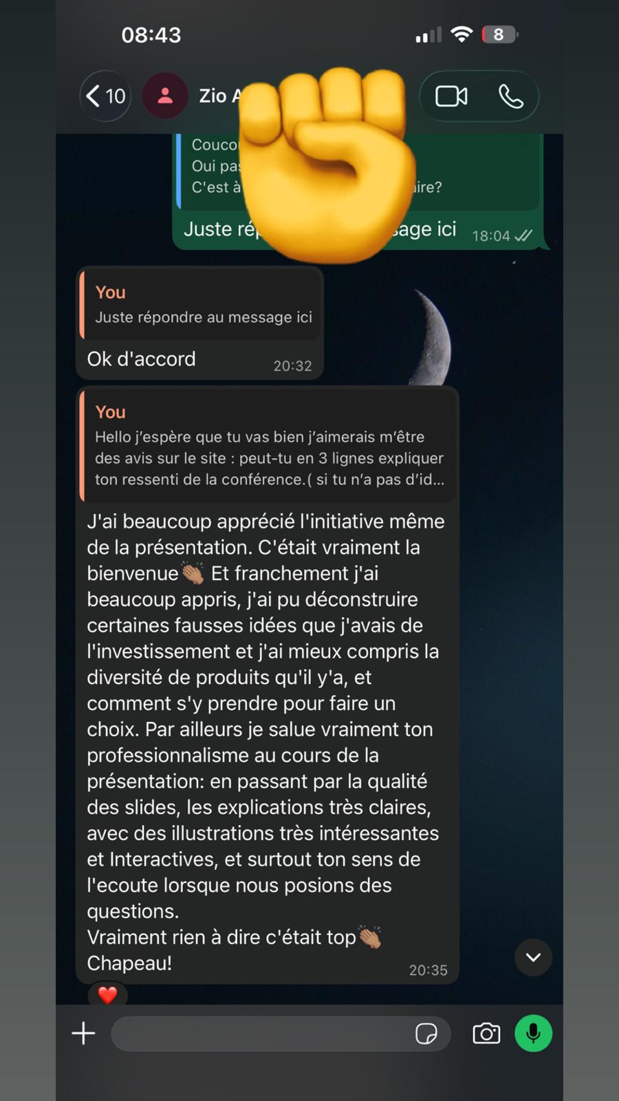 Témoignage
